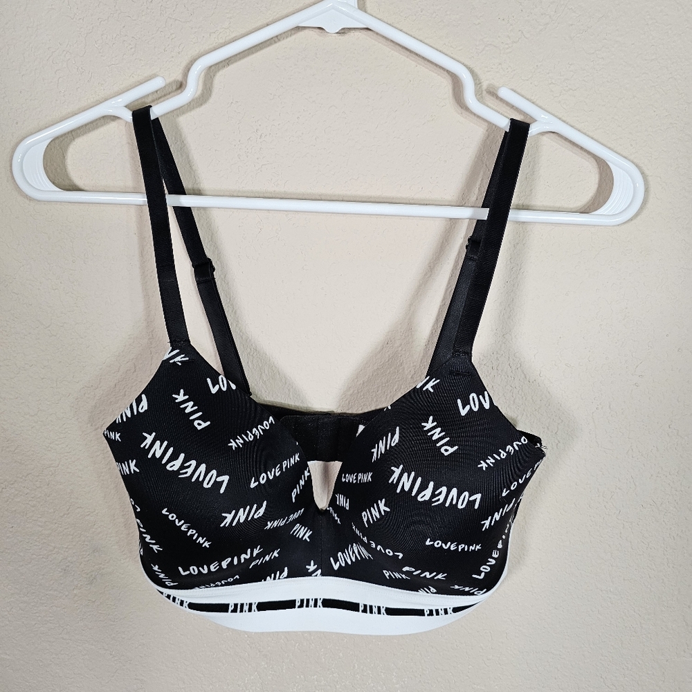5/$20 Victoria's Secret Black Love Pink Bra